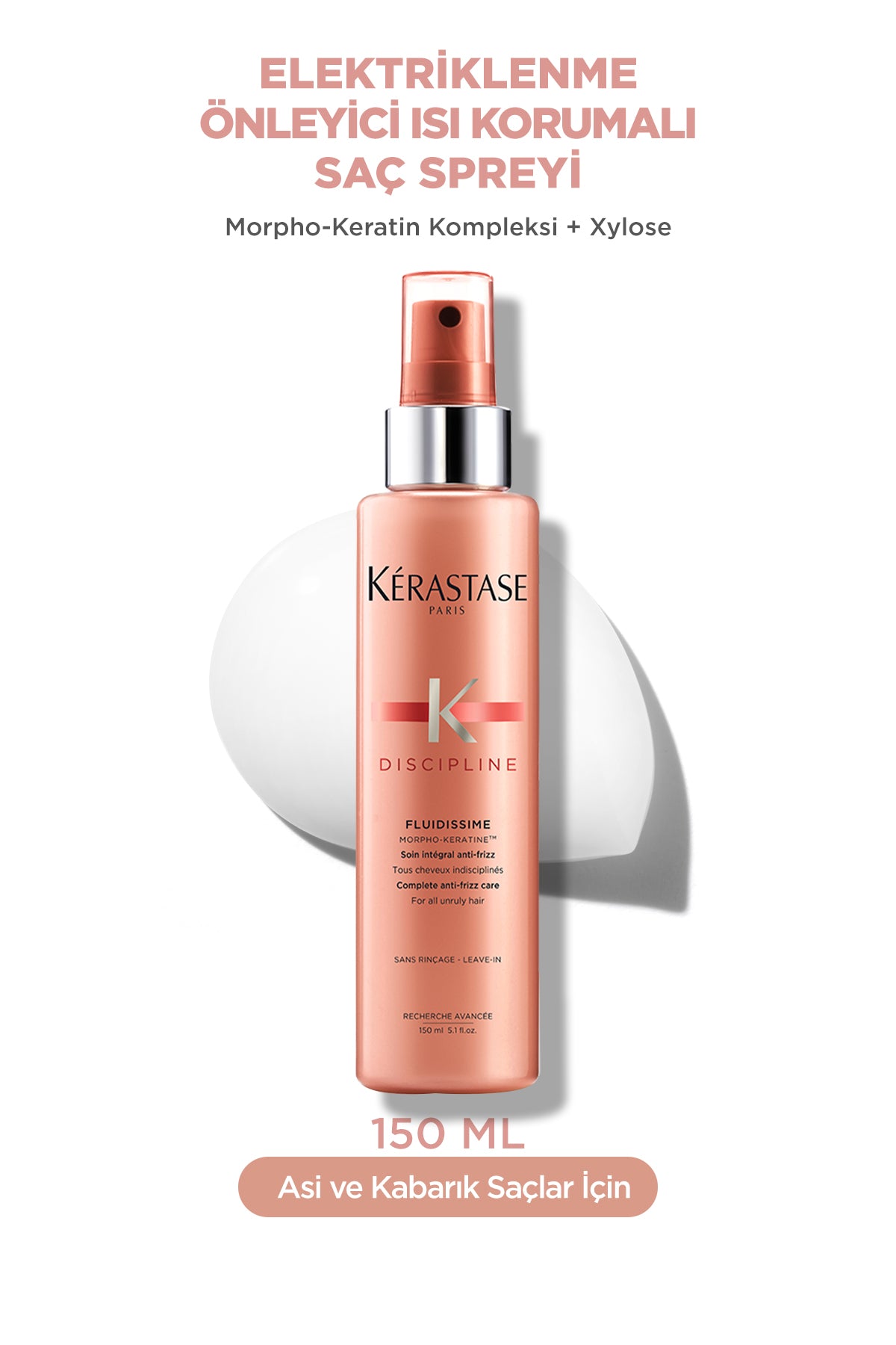 Spray Fluidissime Anti-Frizz Heat Protecting and Smoothing Spray