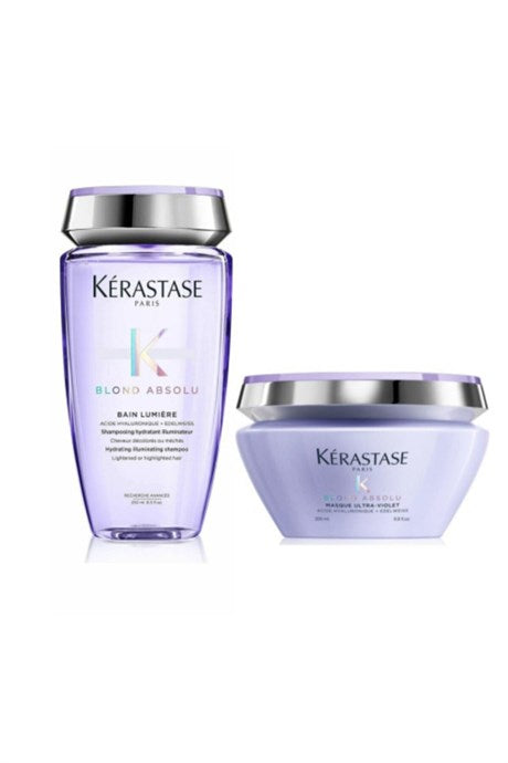 Blond Absolu Bain Lumiere Şampuan 250 ml + Blond Absolu Ultra - Violet Maske 200 ml