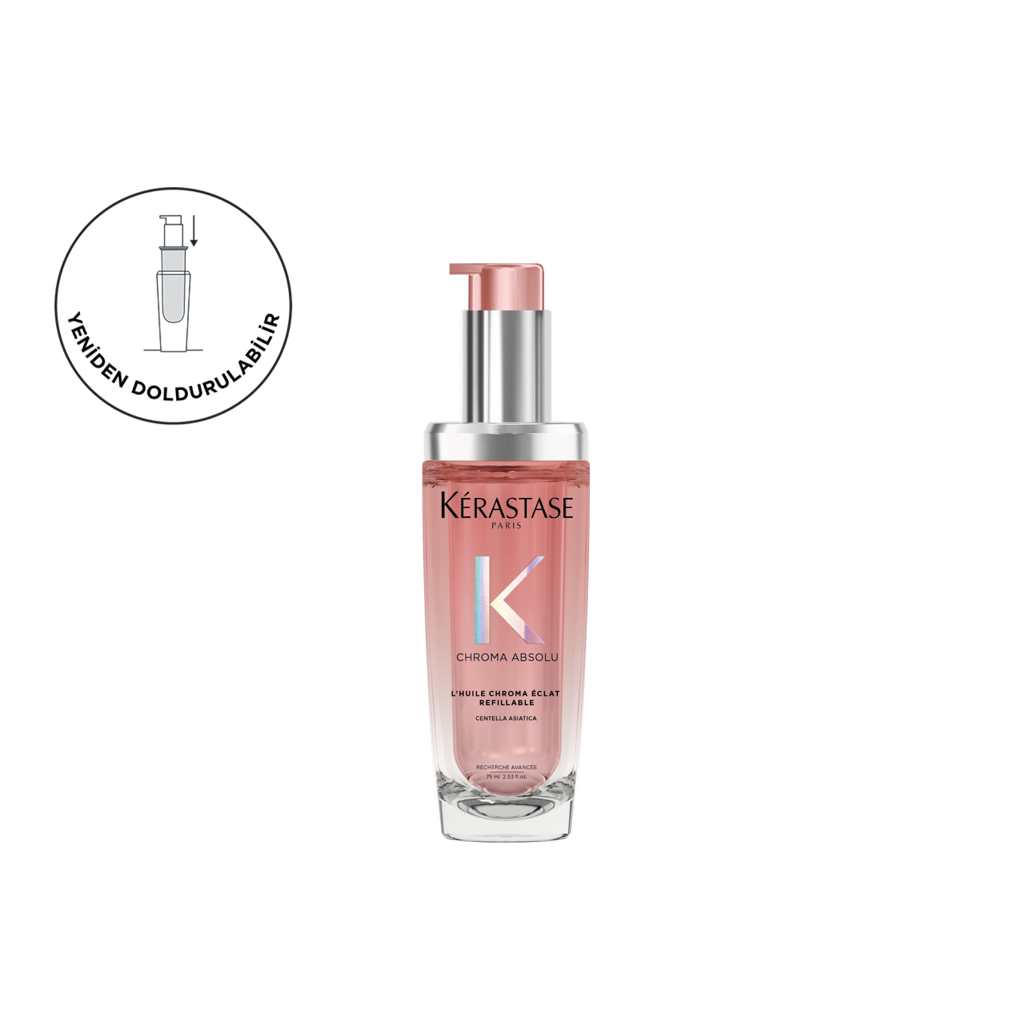 Kerastase Chroma Absolu LHuile Chroma Eclat Saç Yağı Yeniden Doldurulabilir 75 ml