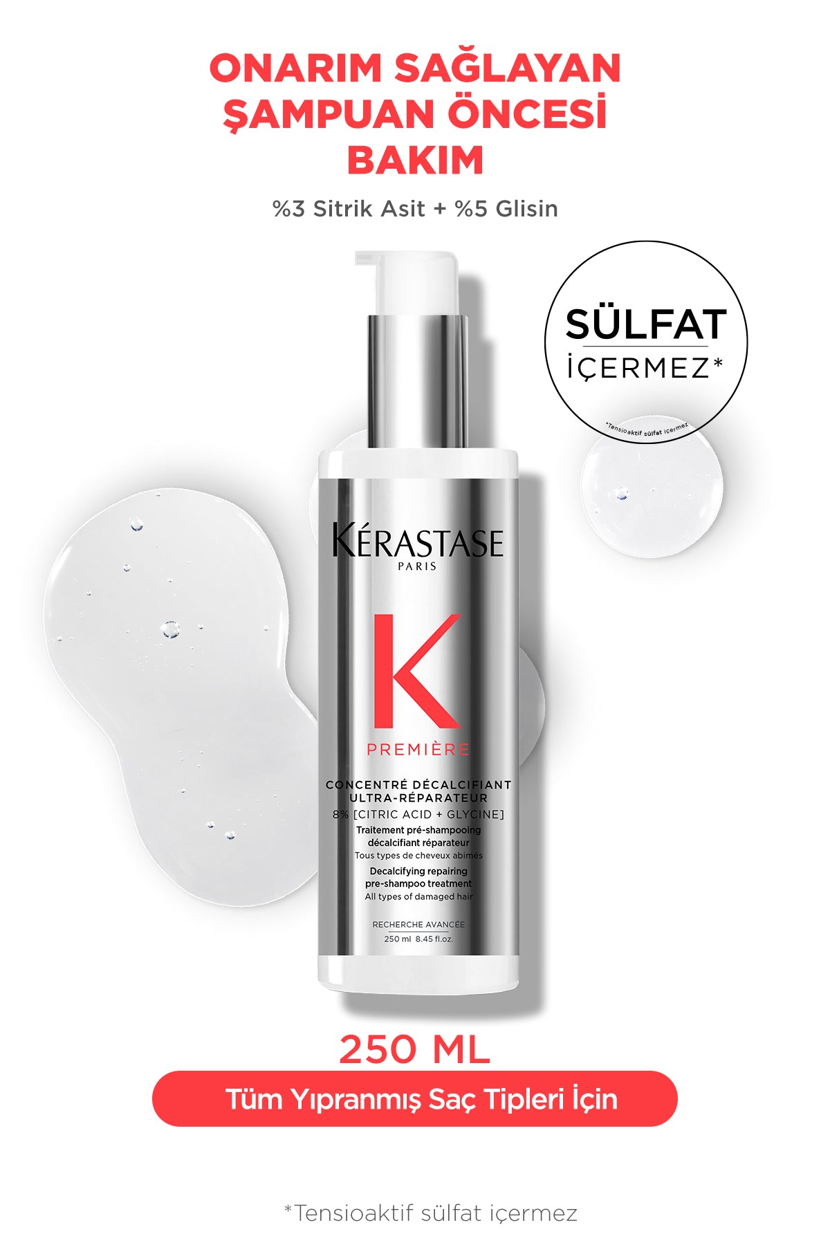 Kerastase Premiere Concentre Decalcifiant Ultra-Reparateur Repairing Pre-Shampoo Treatment 250 ml