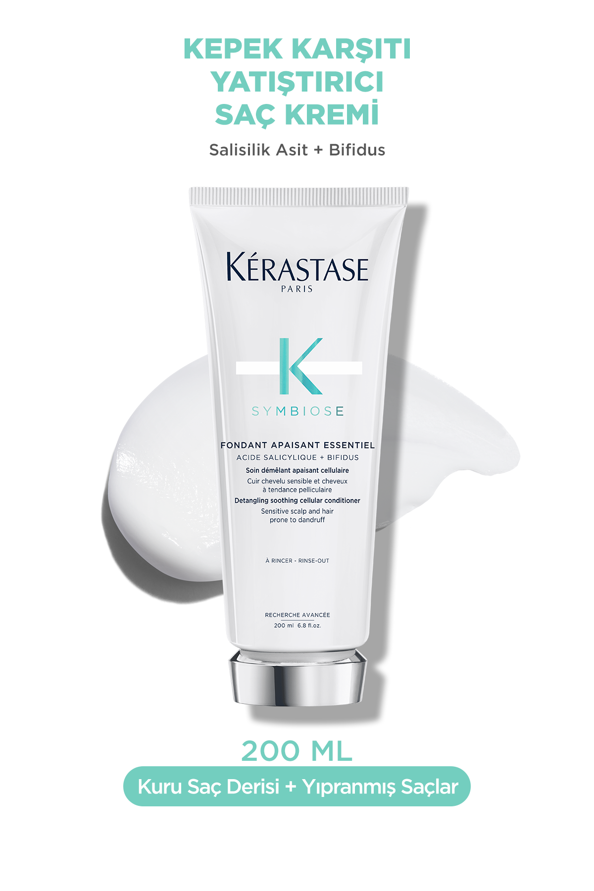 Kerastase Symbiose Kepek Karşıtı Saçın Kolay Açılmasını Sağlayan Yatıştırıcı Hücresel Saç Kremi 200 ml