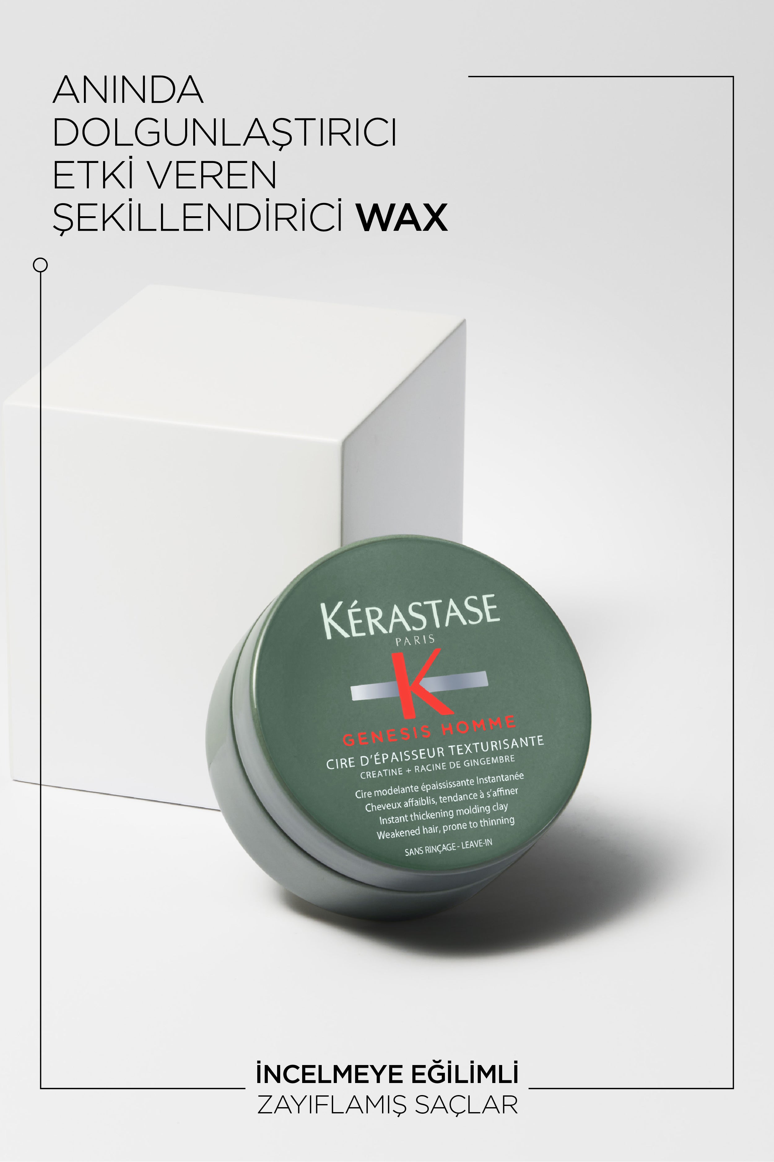 Kerastase Genesis Homme Styling Wax 75ml