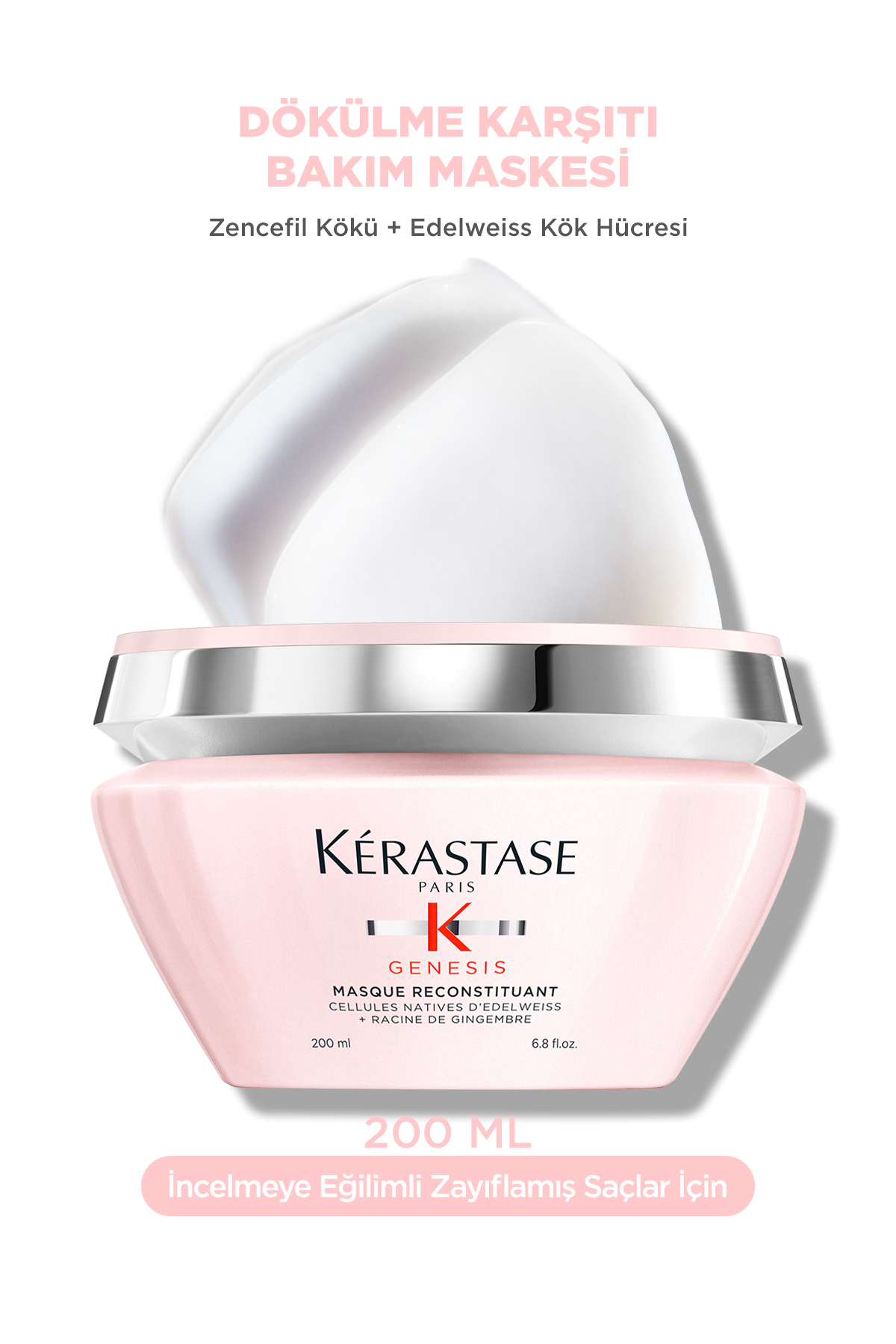 Kérastase Genesis Masque Reconstituant Saç Dökülme Karşıtı Güçlendirici Maske 200ml.