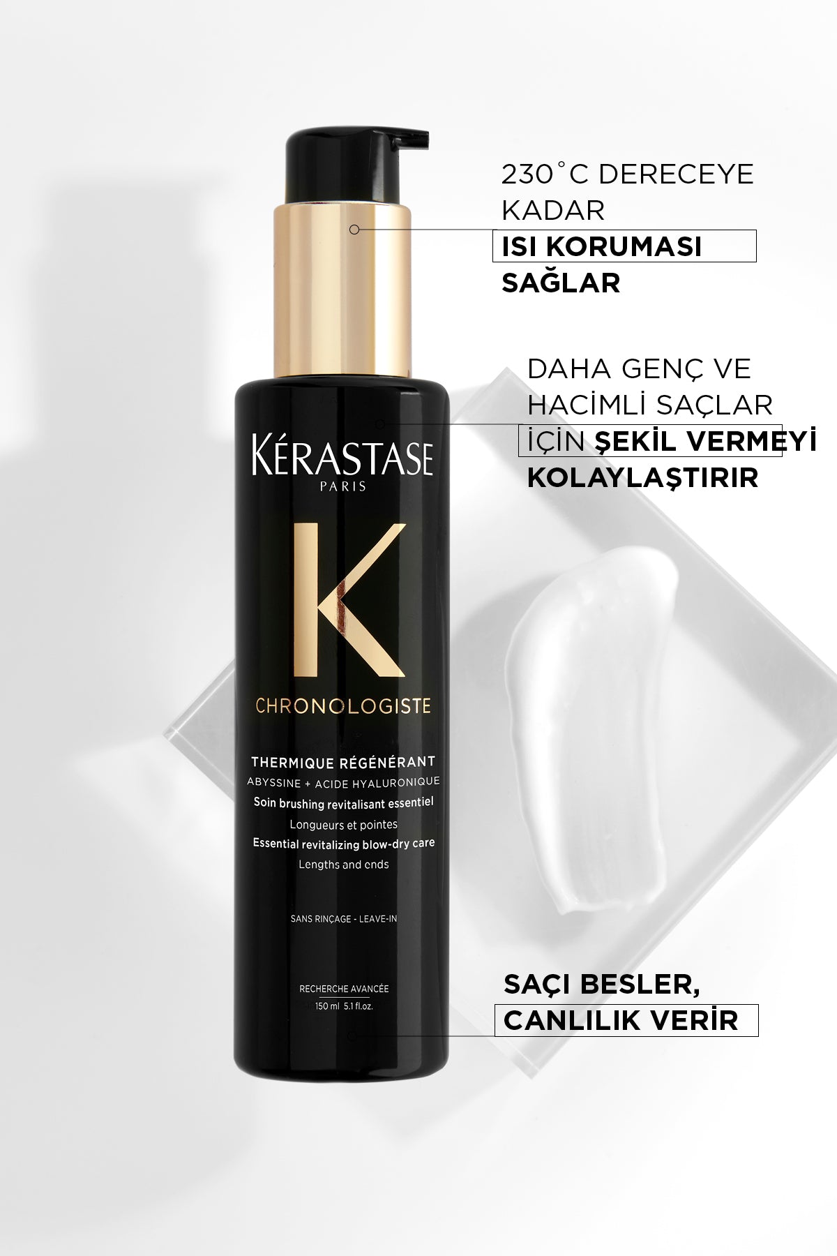 Kerastase Chronologiste Thermique Regenerant Heat Protectant Cream 150ml