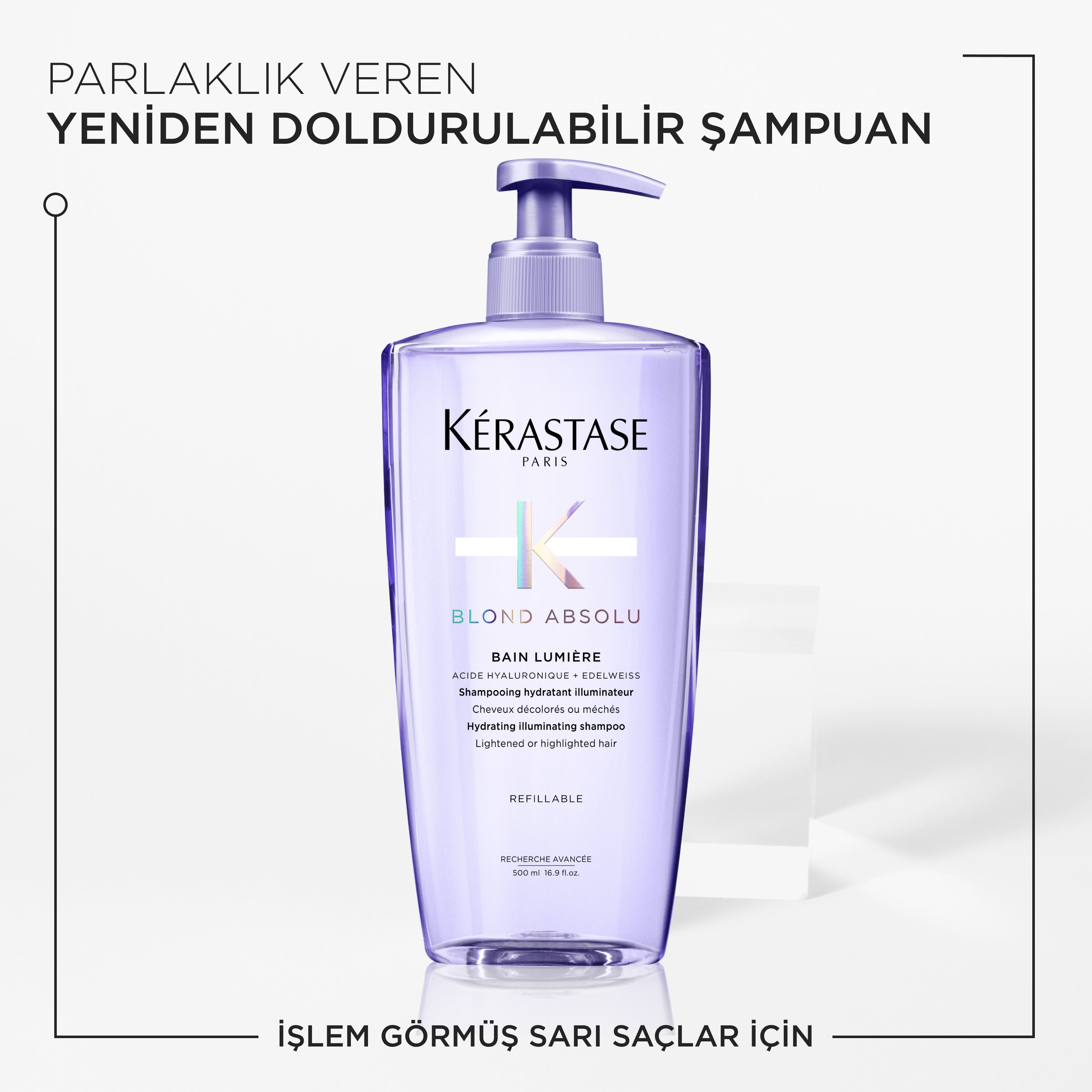 Bain Lumiere Brightening Shampoo for Highlighted or Gray Hair 500 ml