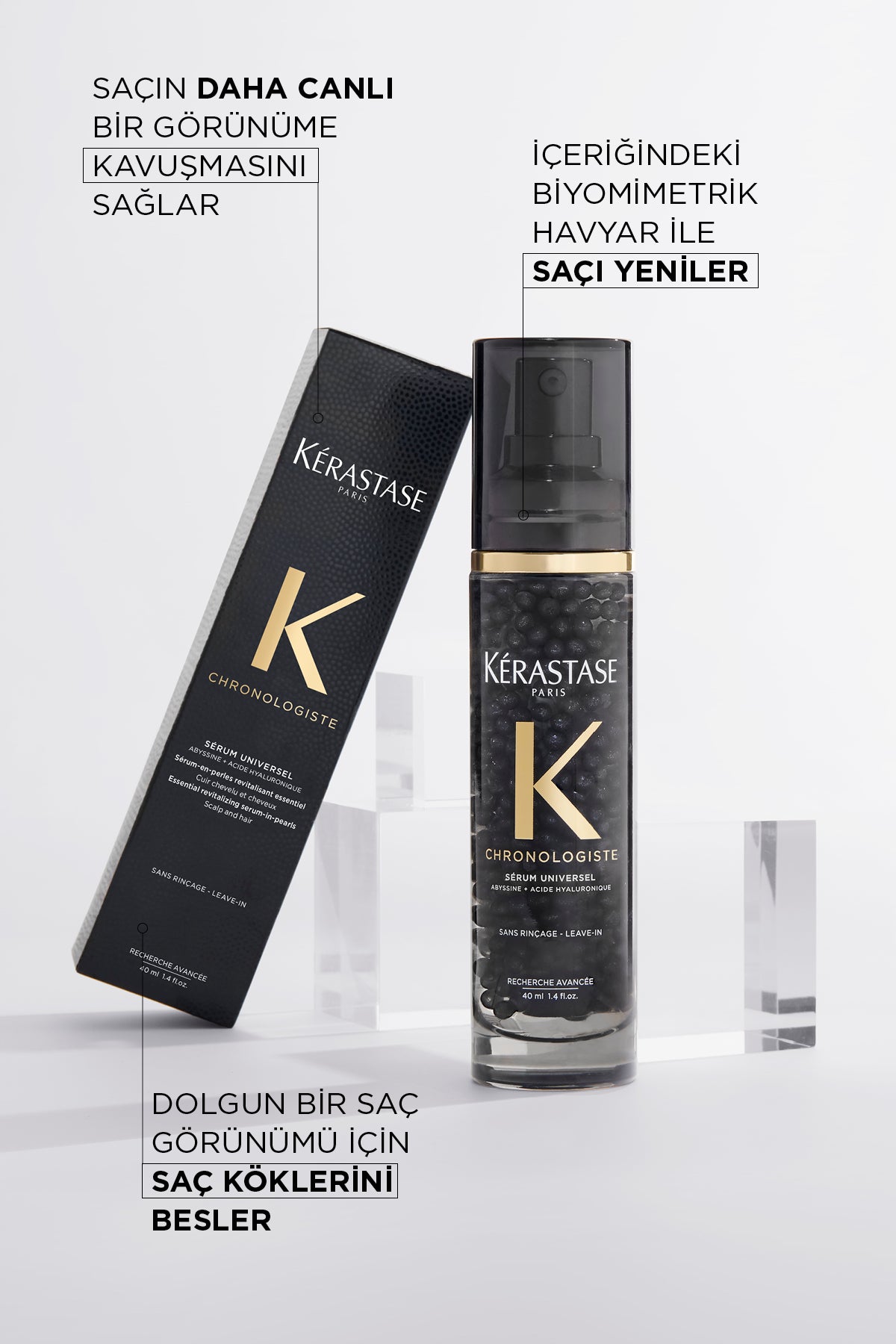 Universal Serum Regenerating Hair Care Serum with Caviar Pearls and Caviar