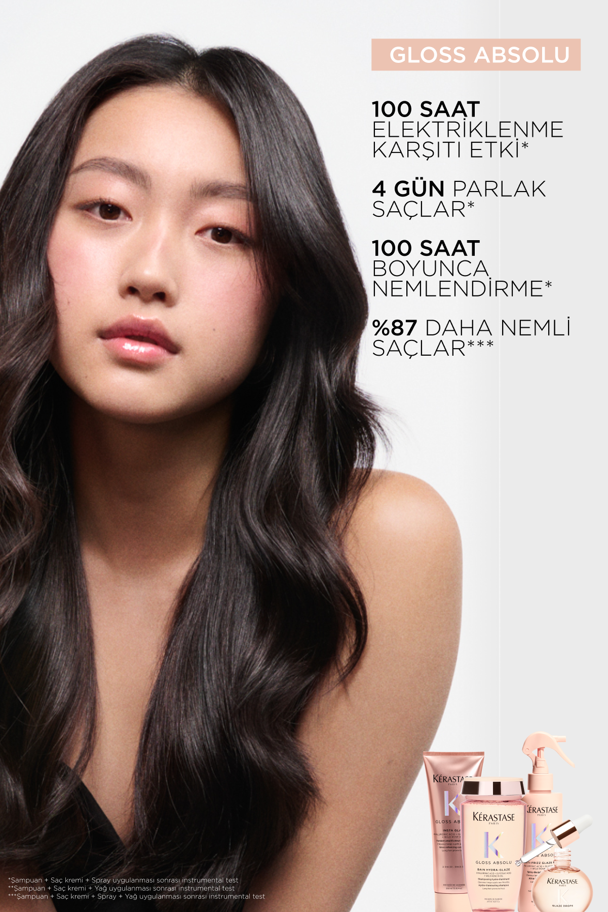 Kérastase Gloss Absolu Bain Hydra-Glaze Jumbo Shampoo for Frizzy Long Hair
