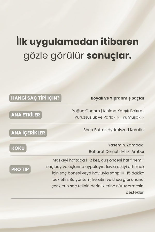 Yoğun Onarıcı Ve Yenileyici Saç Bakım Seti