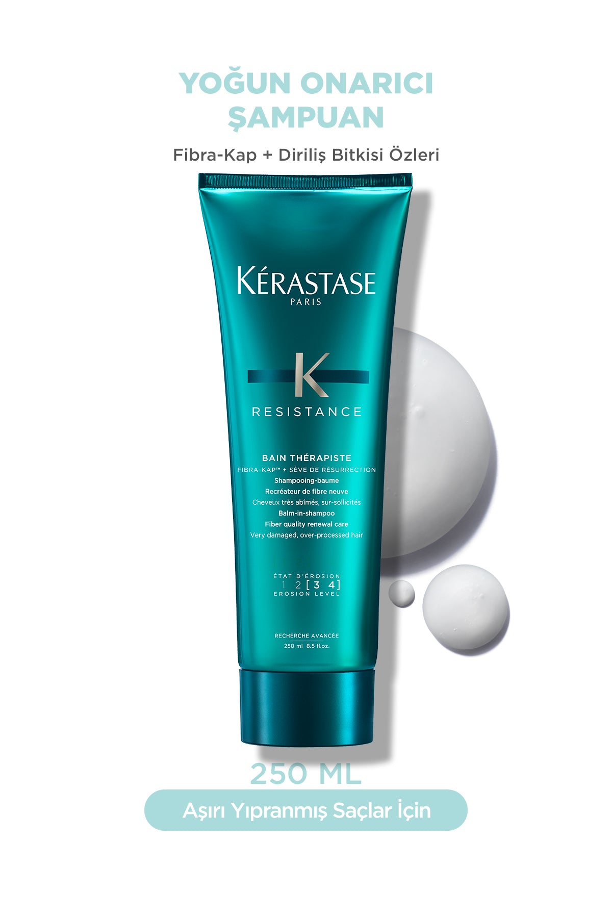 Kerastase Resistance Therapıste Aşırı Yıpranmış Ve Işlem Görmüş Saçlar Için Şampuan -  250 ml
