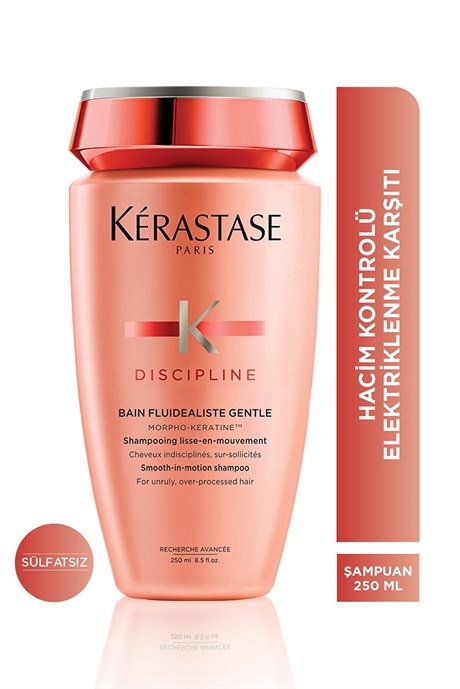 Kerastase Discipline Bain Fluidéaliste Sülfatsız Zor Şekillenen Saçlar Için Kontrol Sağlayan Elektri 3474636400195