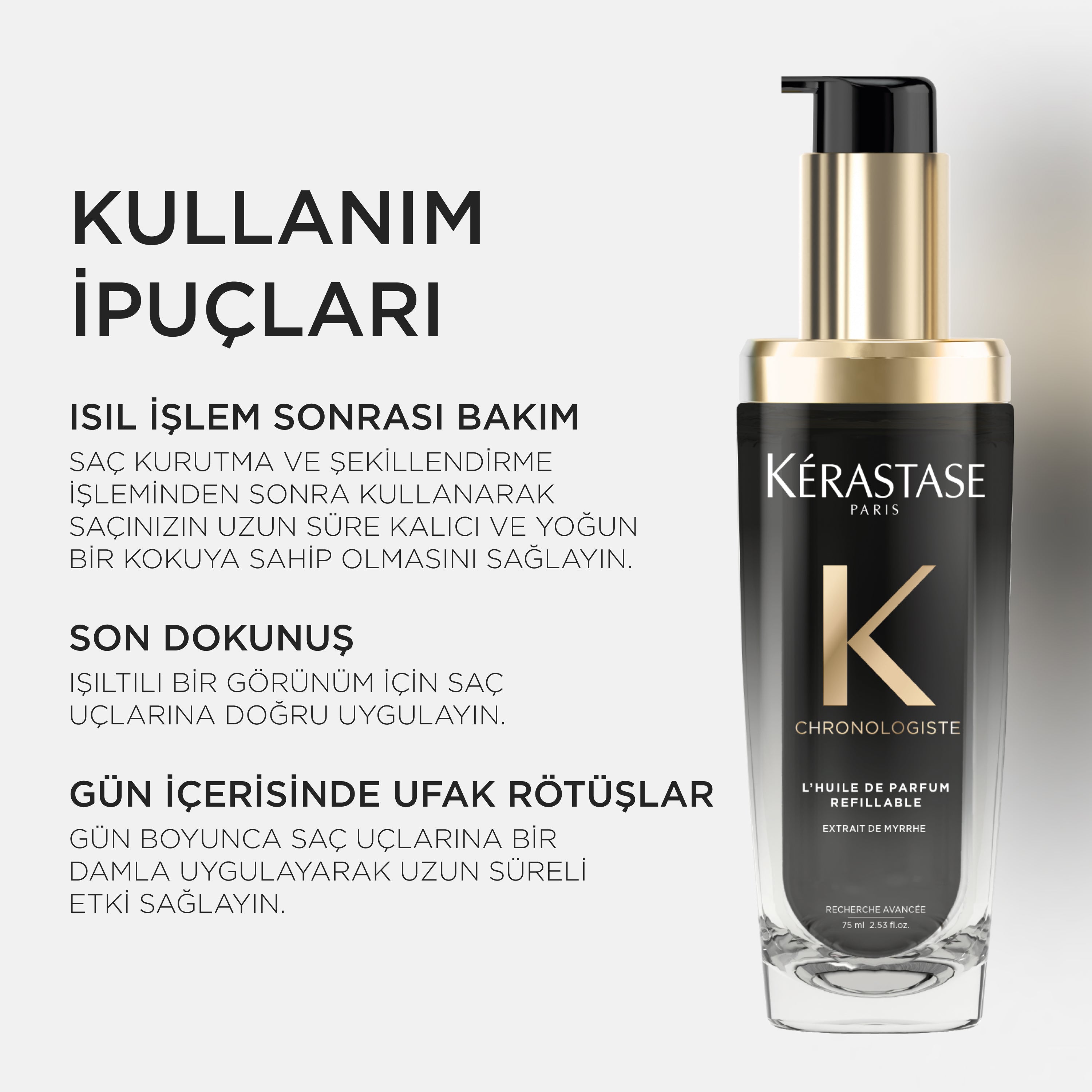 Revitalizing Hair Care Oil Refill Bottle