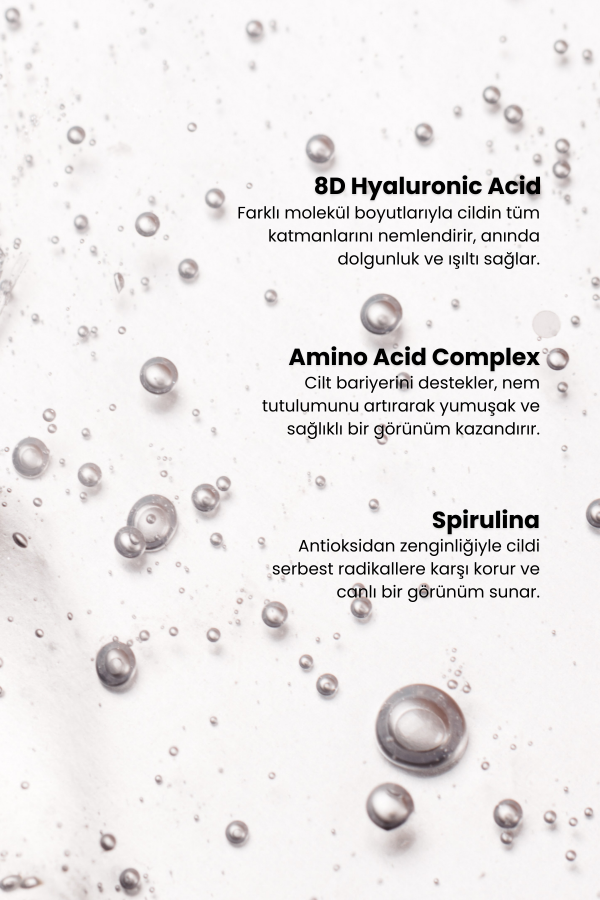Marine Algae Nemlendirici, Gözenek Karşıtı Yüz Misti / 100 ml
