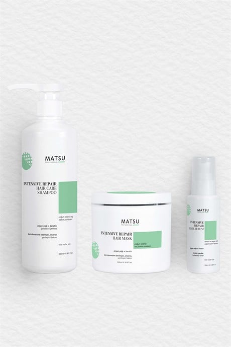 MATSU Intensive Hair Care Shampoo + Intensive Hair Mask + Intensive Care Hair Serum