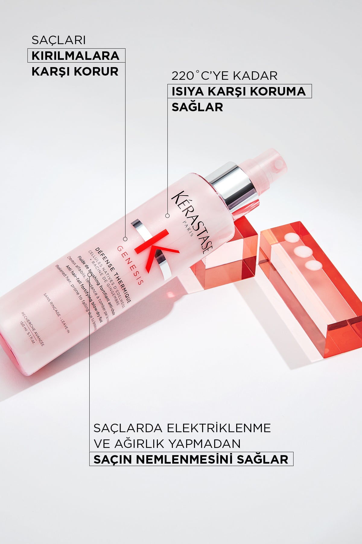 Défense Thermique Anti-Hair Fall Fortifying Heat Protecting Hair Spray