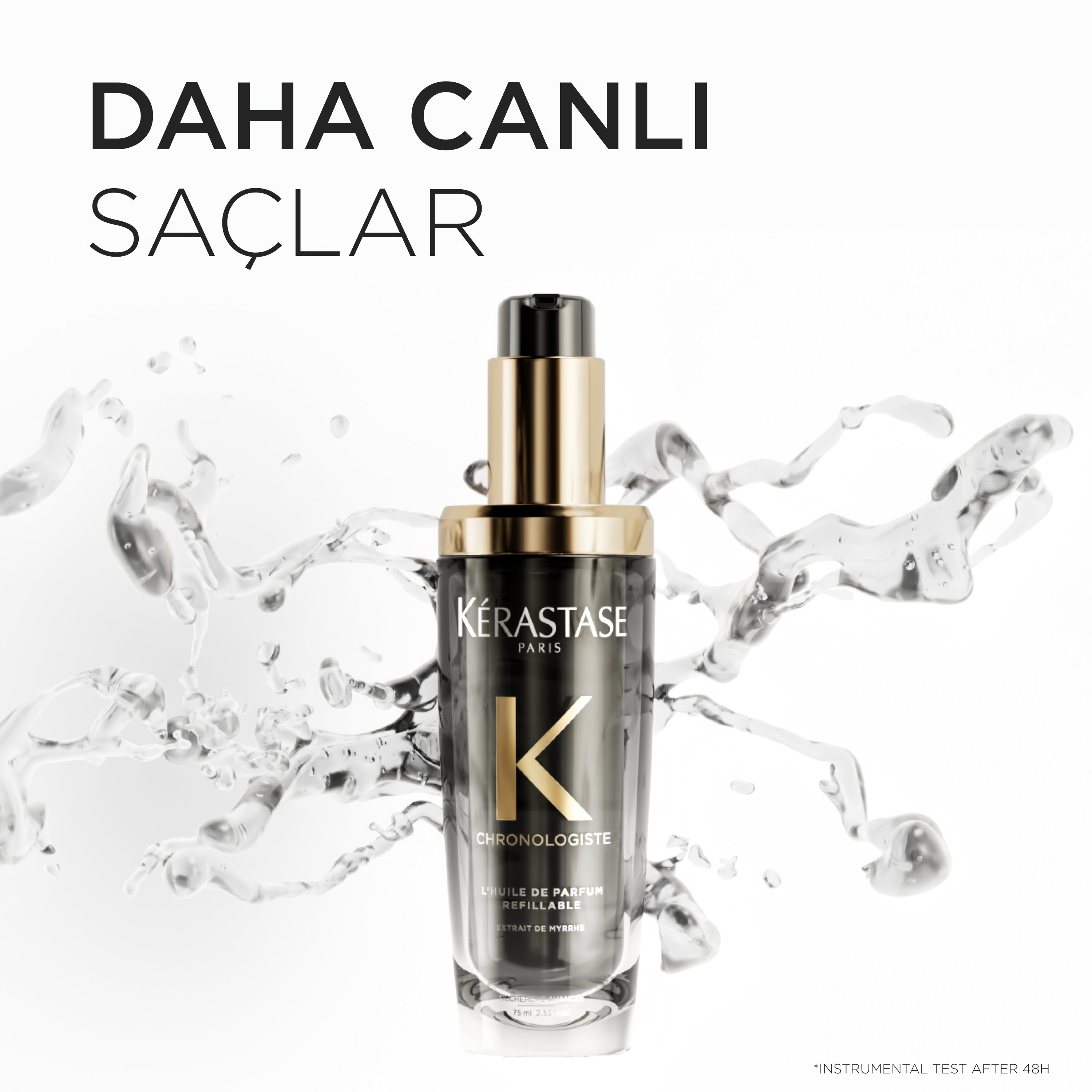 Huile De Parfum Yenileyici Parfümlü Saç Bakım Yağı