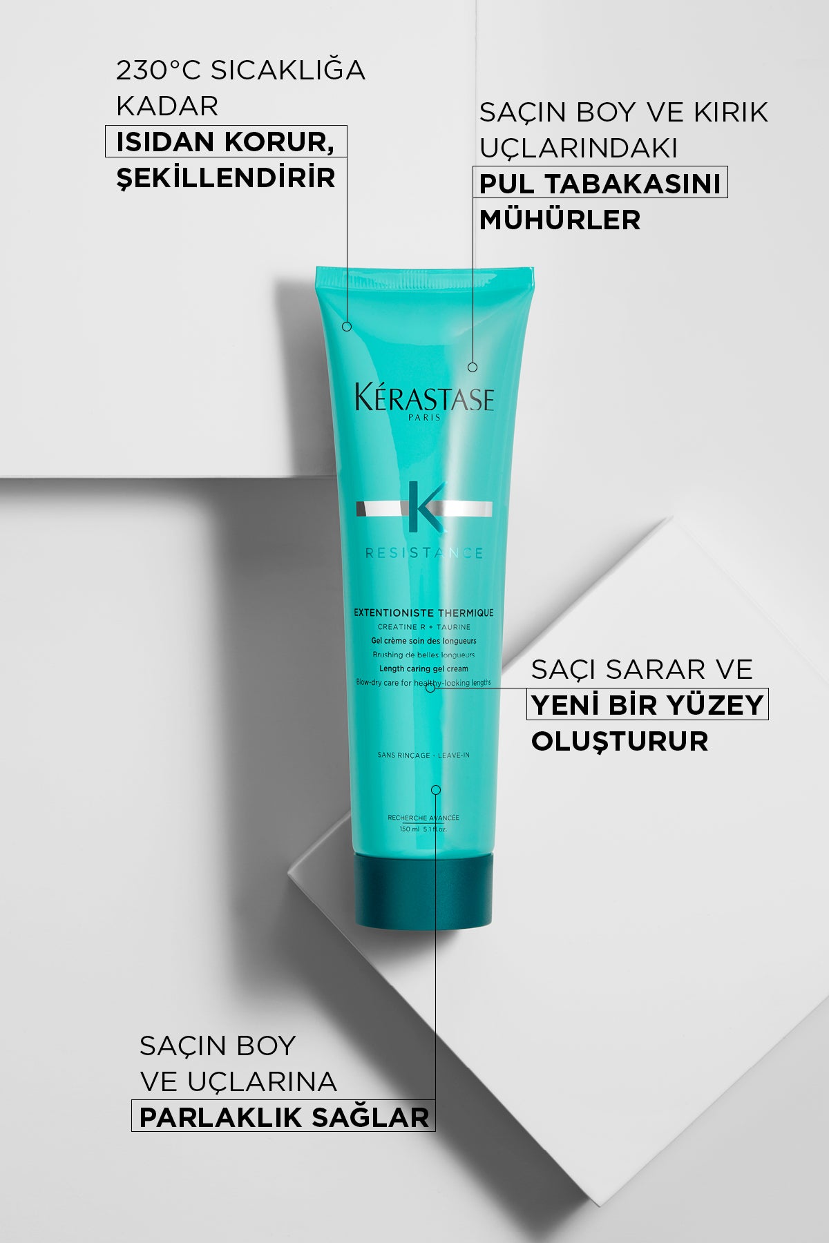 Kerastase Resistance Extentionist Thermique Uzun Saçlar İçin Isıya Karşı Koruyucu Jel Krem