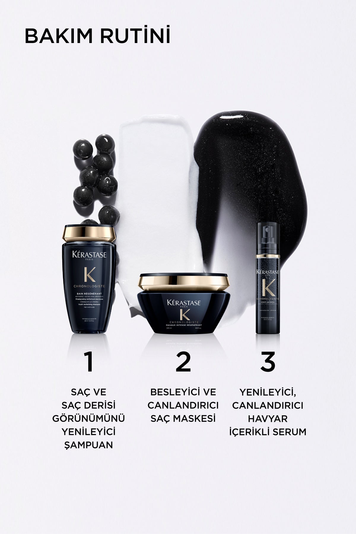 Universal Serum Regenerating Hair Care Serum with Caviar Pearls and Caviar