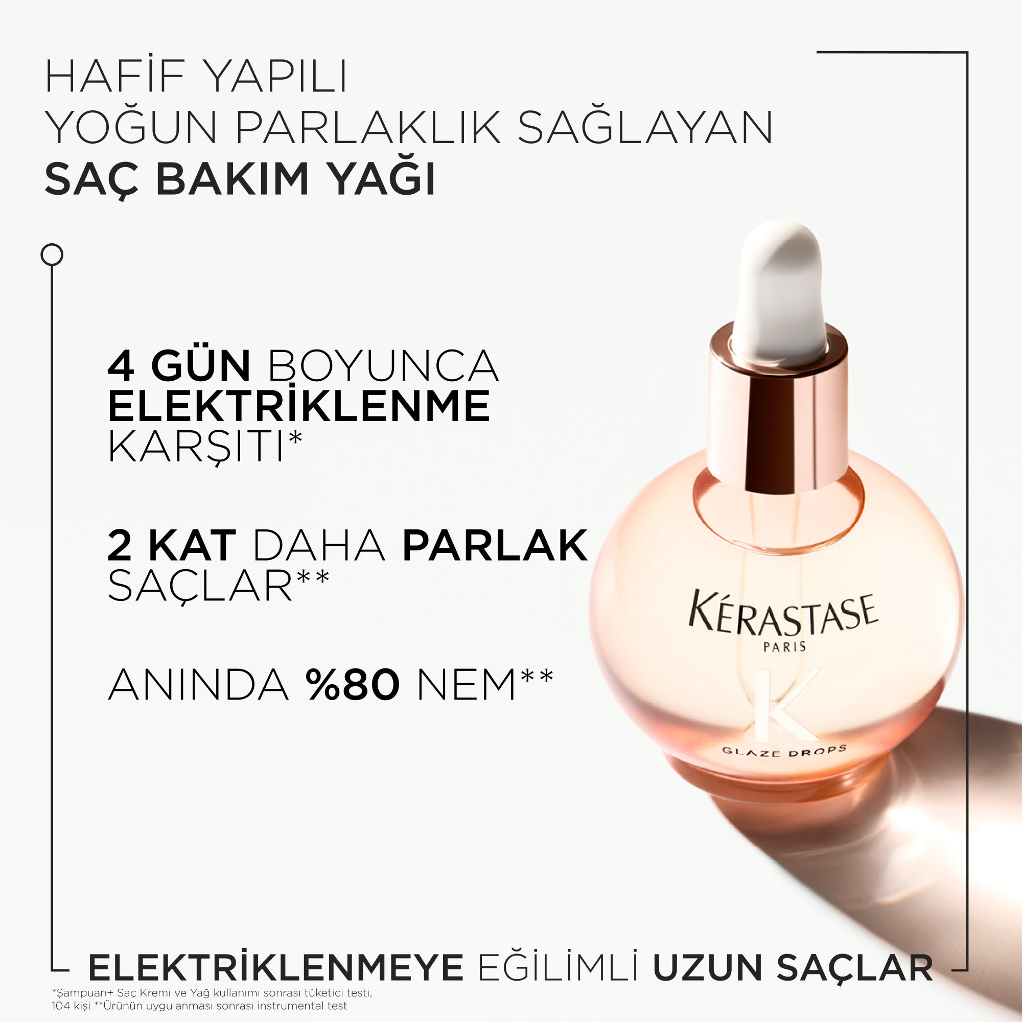 Kérastase Gloss Absolu Glaze Drops Hair Treatment Oil for Frizzy Hair