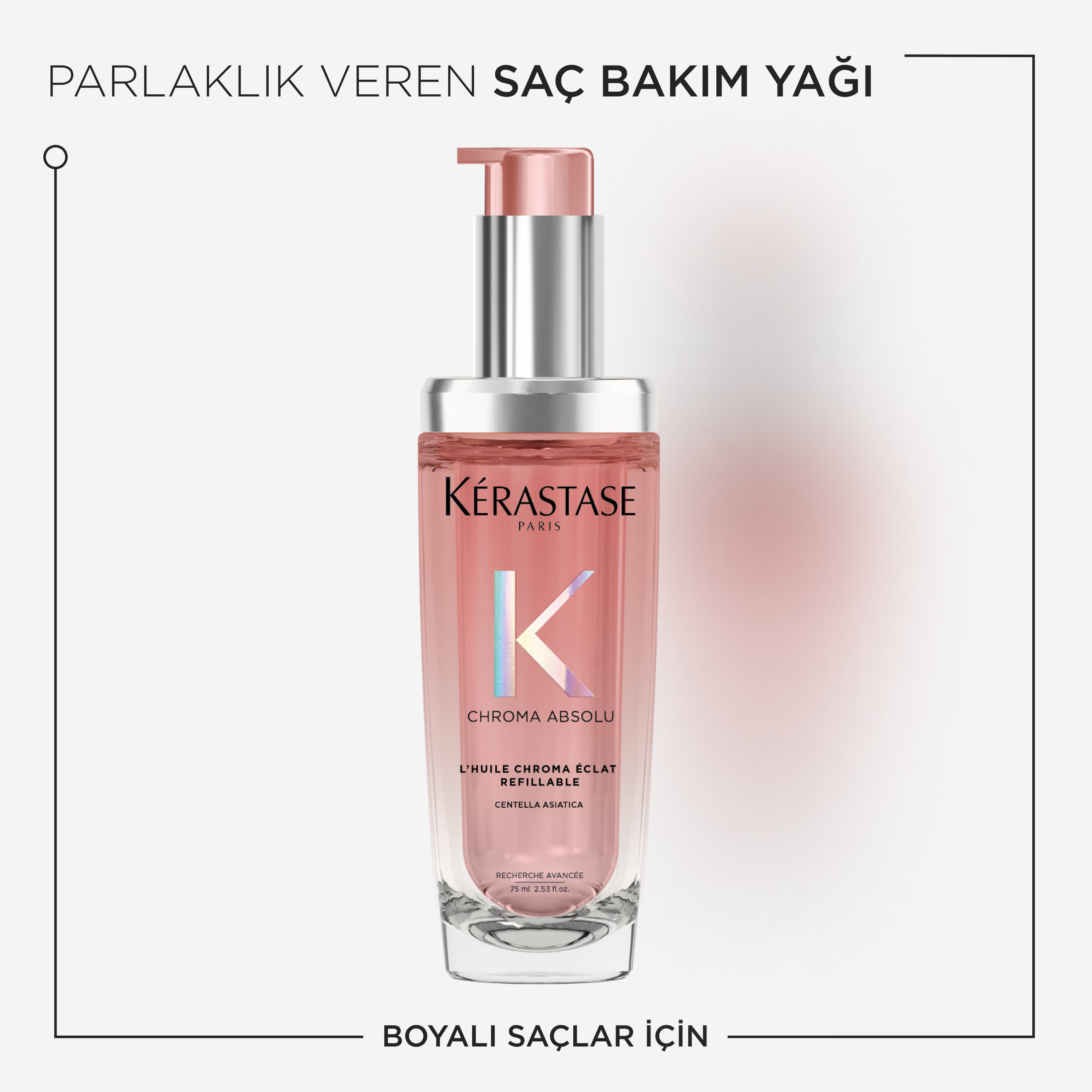 Kerastase Chroma Absolu LHuile Chroma Eclat Saç Yağı Yeniden Doldurulabilir 75 ml