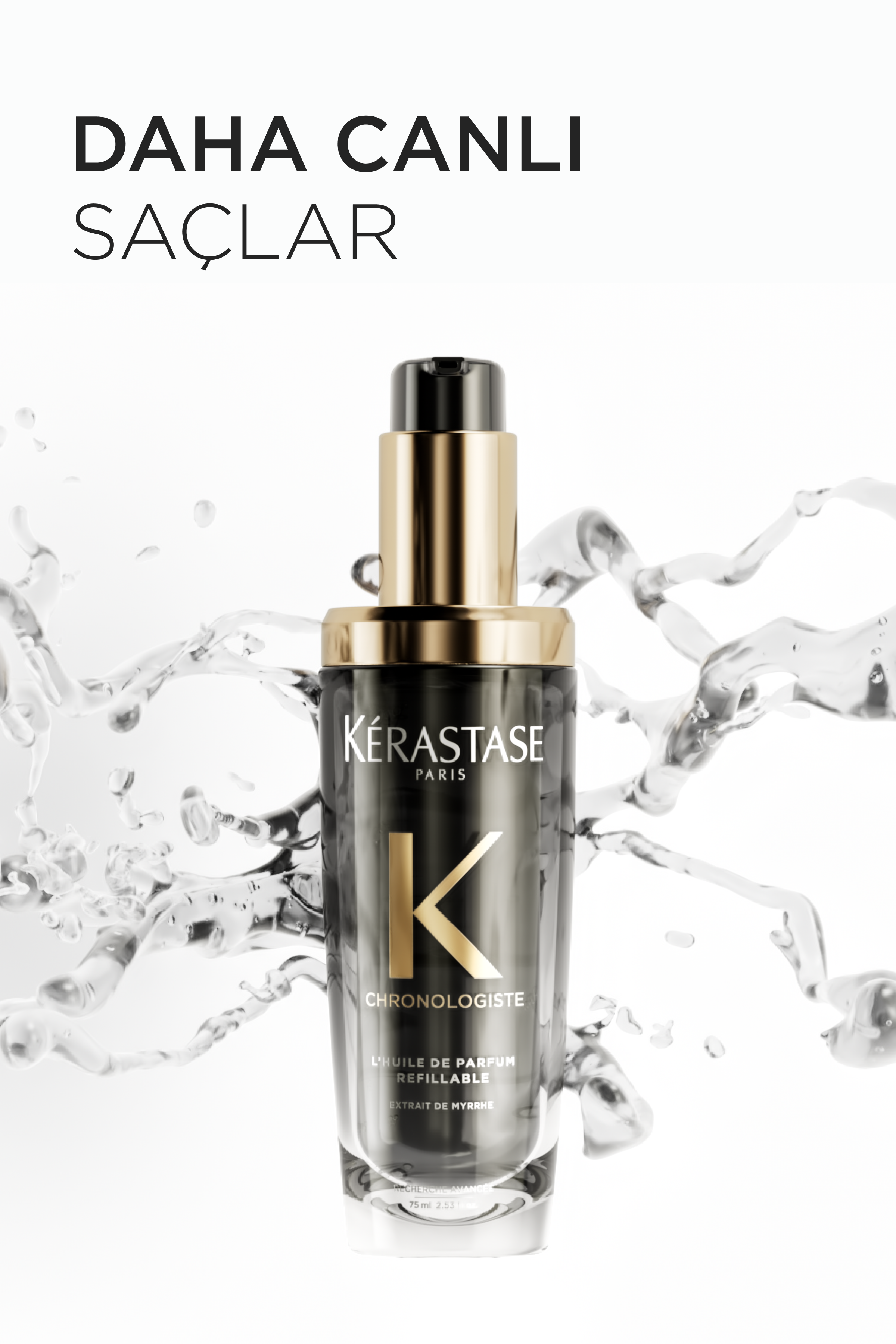 Huile De Parfum Yenileyici Parfümlü Saç Bakım Yağı