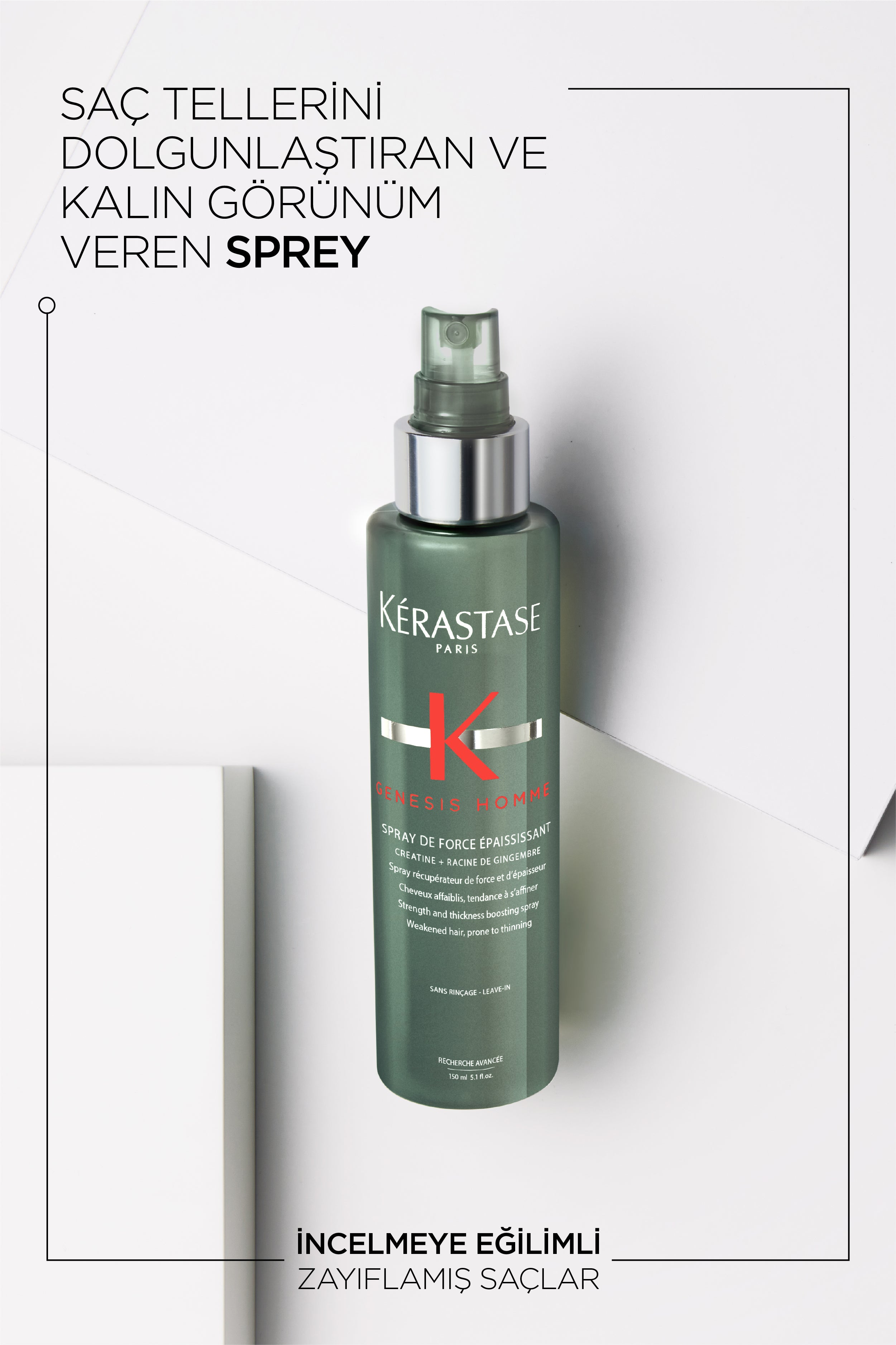 Kerastase Genesis Homme Thickening Spray of Force 150 ml