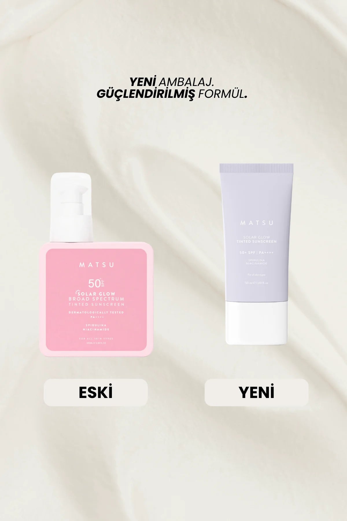 Solar Glow 50+SPF Renkli Güneş Kremi / 100 ml