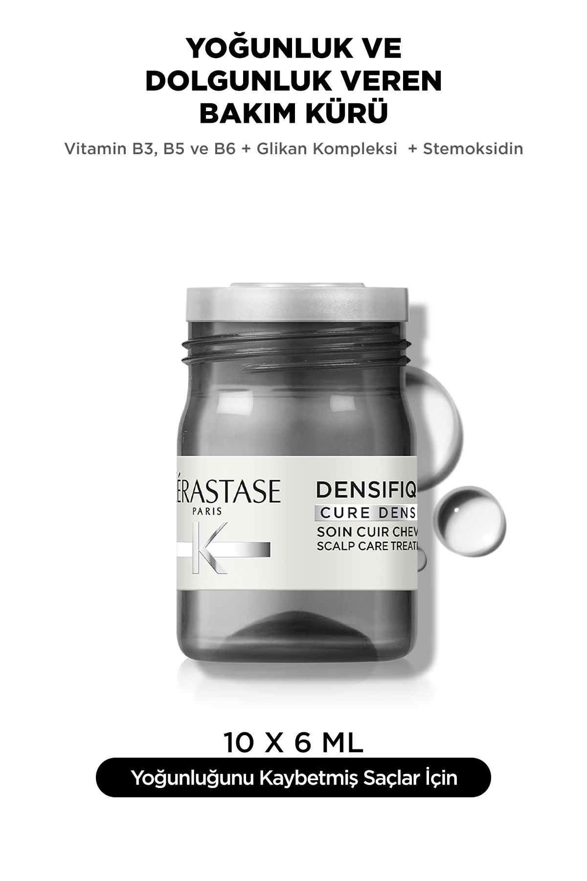 Scalp Treatment for Women That Increases Hair Density and Fullness 10*6ml