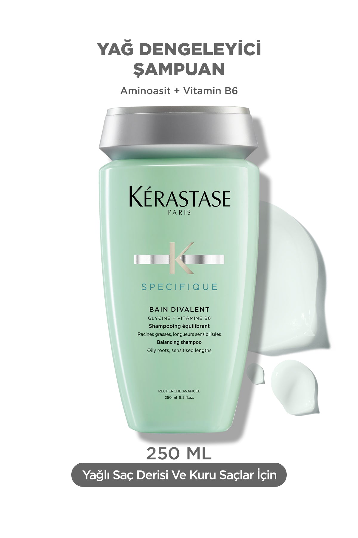 Kerastase Specifique Bain Divalent Balancing Yağlı Saçlar Için Dengeleyici 250 ml Şampuan - Bain Div