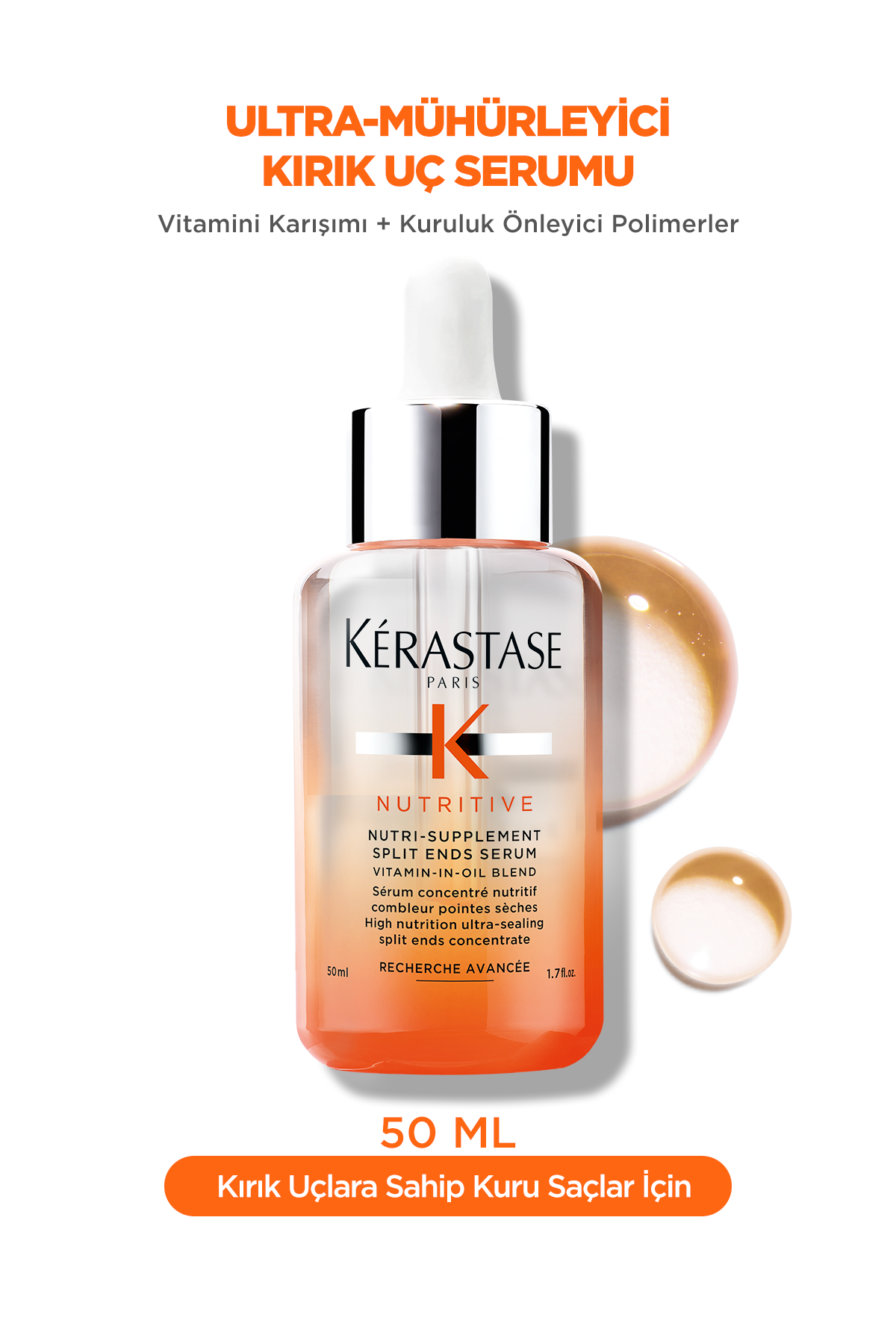 Kerastase Nutritive Nutri-supplement Ultra-Mühürleyici Kırık Uç Serumu 50 ml
