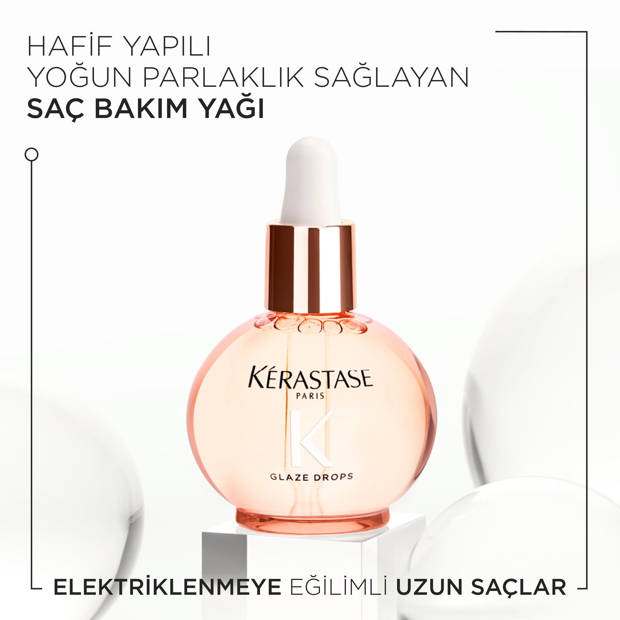 Kérastase Gloss Absolu Glaze Drops Hair Treatment Oil for Frizzy Hair