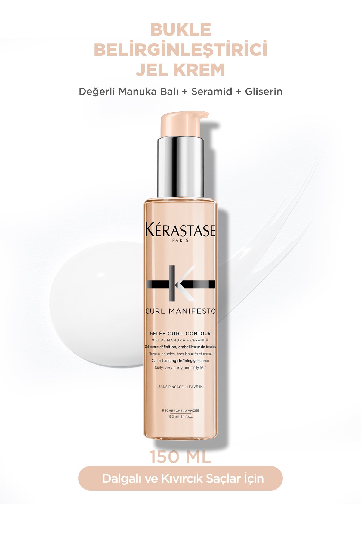 Curl Manifesto Gelée Curl Contour - Dalgalı ve Kıvırcık Saçlar için Bukle Belirginleştirici Jel Krem 150ml