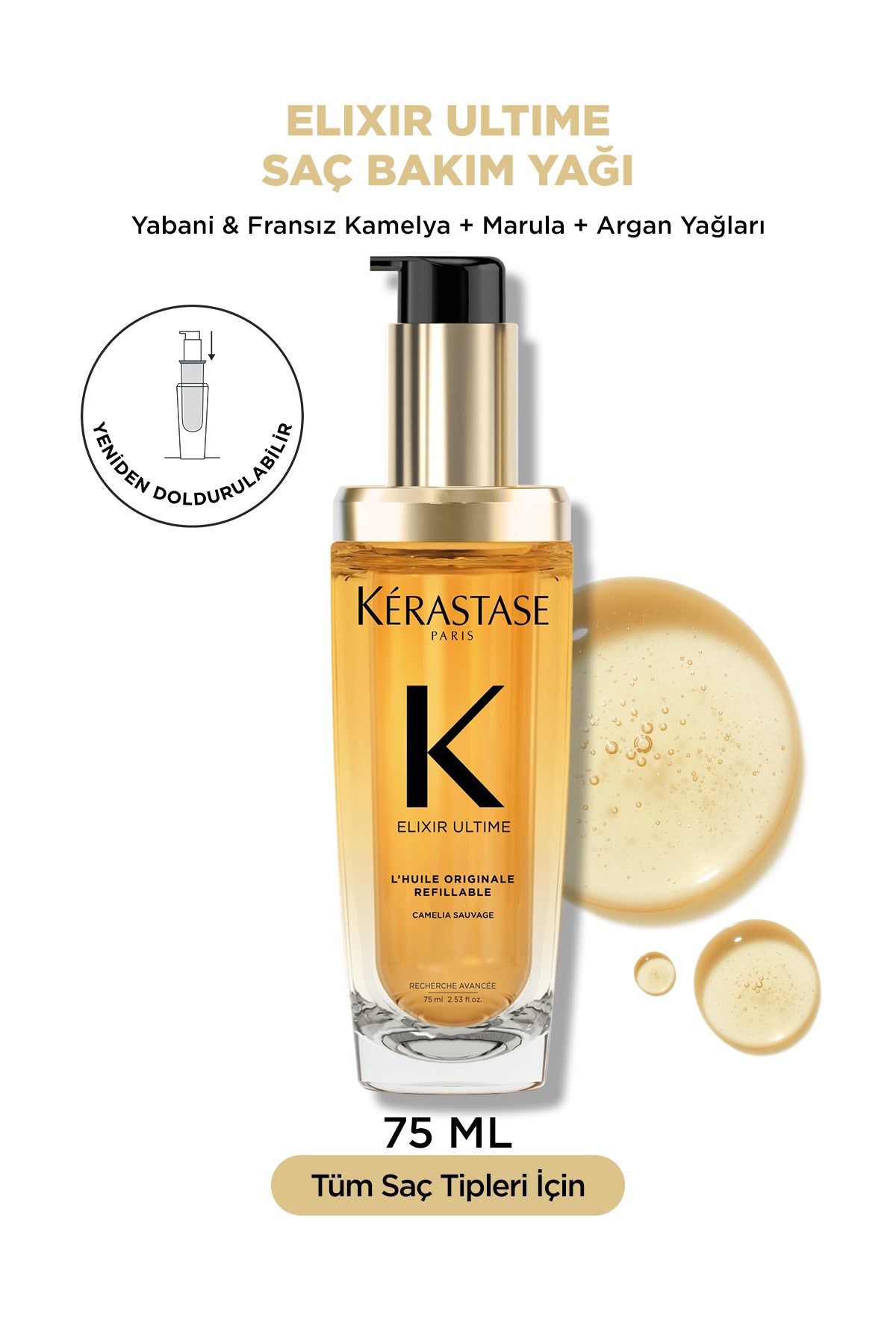 Kerastase Elixir Ultime LHuile Originale Saç Yağı 75 ml