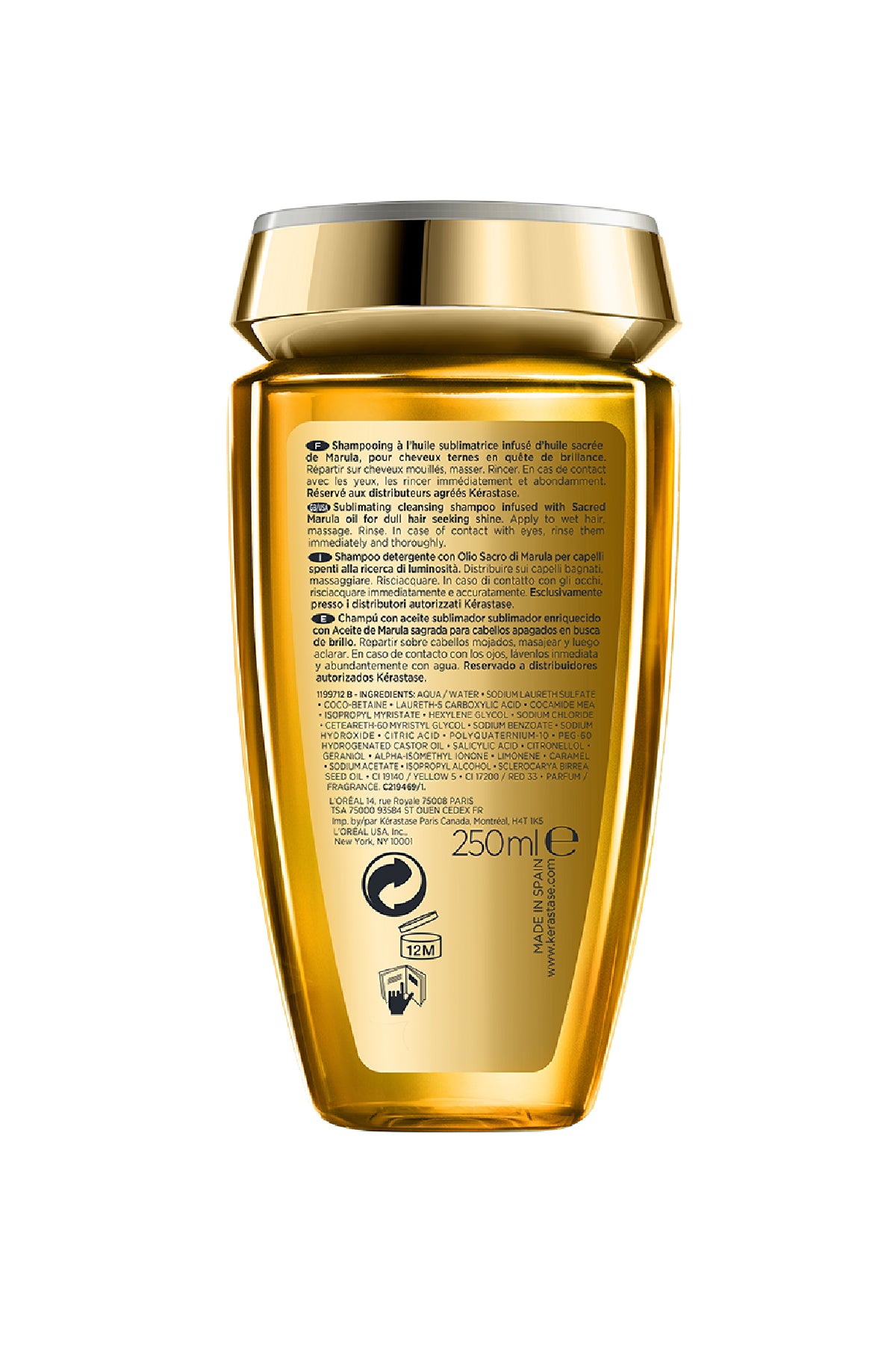 Kerastase Elixir Ultime Shine Shampoo - Le Bain 250 ml