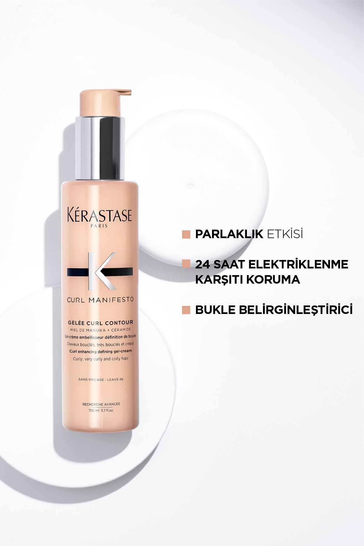 Curl Manifesto Gelée Curl Contour - Dalgalı ve Kıvırcık Saçlar için Bukle Belirginleştirici Jel Krem 150ml